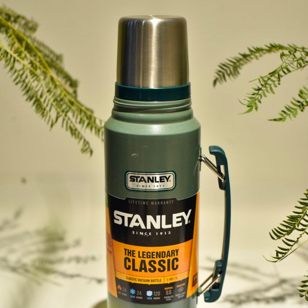 termo stanley classic bottle verde 1l