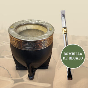 Mate Imperial Cincelado + Bombilla de regalo